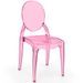Chaise de salle à manger transparente KALERIA – Design contemporain empilable - Photo n°1