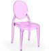 Chaise de salle à manger transparente KALERIA – Design contemporain empilable - Photo n°1