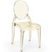 Chaise de salle à manger transparente KALERIA – Design contemporain empilable - Photo n°1