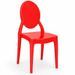 Chaise de salle à manger transparente KALERIA – Design contemporain empilable - Photo n°1