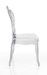 Chaise design en polycarbonate transparent Kenza - Lot de 4 - Photo n°2