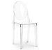 Chaise design en polycarbonate transparent ou Opaque - Collection Louiva - Photo n°2