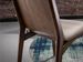 Chaise design pieds en frêne couleur noyer et simili cuir Bova - Lot de 2 - Photo n°6