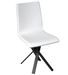 Chaise design simili cuir avec pieds entrelacés anthracite Artemis - Photo n°1