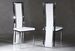 Chaise design simili cuir et acier chromé Milana - Lot de 6 - Photo n°3