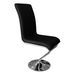 Chaise design simili noir Kazen - Lot de 6 - Photo n°1