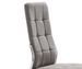 Chaise design tissu gris clair et pieds chromé Surpika - Lot de 4 - Photo n°2