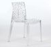 Chaise empilable transparente JARDINA – Usage intérieur/extérieur - Photo n°1
