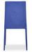 Chaise empilable velours bleu Moda - Lot de 6 - Photo n°5
