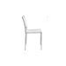 Chaise en ABS blanc et pieds en acier argent Billy - Lot de 4 - Photo n°4