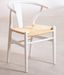 Chaise en bois blanc et corde naturel Kaylo - Photo n°1