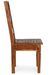 Chaise en bois d'acacia massif finition rustique marron Kastela - Lot de 2 - Photo n°4
