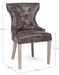Chaise en bois d'hévéa marron Azaria - Lot de 2 - Photo n°3