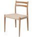 Chaise en bois de chêne et corde tressée VONY – Minimalisme organique - Photo n°1