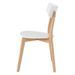Chaise en bois de chêne naturel et bois blanc Brika - Photo n°2