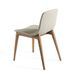 Chaise en bois de frêne et tissu beige Béa - Lot de 2 - Photo n°5