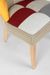 Chaise en bois de pin imprimé multicolore Galatea - Lot de 2 - Photo n°5