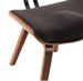 Chaise en bois marron et tissu gris Pride - Lot de 2 - Photo n°7