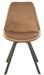 Chaise en métal et textile marron clair Stephen L 55 cm - Photo n°2
