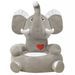 Chaise en peluche pour enfants Éléphant gris - Photo n°3