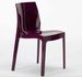 Chaise en polypropylène brillant ROMIA - Usage intérieur/extérieur - Photo n°1