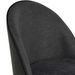 Chaise en velours confortable avec pieds en métal noir Brika – Style moderne - Photo n°7