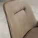 Chaise faux cuir capitonné et pieds métal Tikano - Lot de 2 - Photo n°5