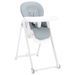 Chaise haute bébé Gris clair Aluminium - Photo n°1