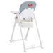 Chaise haute bébé Gris clair Aluminium - Photo n°8