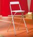 Chaise haute bois blanc et pieds métal gris Irène - Photo n°5