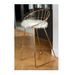 Chaise haute de bar métal doré Narsha L 54 cm - Photo n°7