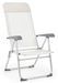 Chaise haute de jardin aluminium blanc Avany - Lot de 4 - Photo n°1