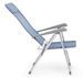 Chaise haute de jardin aluminium bleu Avany - Lot de 4 - Photo n°4