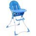 Chaise haute pour bébé Bleu et blanc - Photo n°1