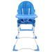 Chaise haute pour bébé Bleu et blanc - Photo n°2