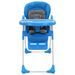 Chaise haute pour bébé Bleu et gris - Photo n°2