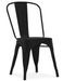 Chaise industrielle acier brillant renforcé Kalax - Haut de gamme - Photo n°1