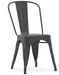 Chaise industrielle KALAX Premium en acier brillant – Structure renforcée haut de gamme - Photo n°1