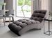 Chaise longue d'intérieur velours capitonné RIKAL – Confort et raffinement - Photo n°1