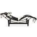 Chaise longue en peau de poney noir et blanc - Photo n°2