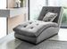 Chaise longue en velours BORA – Moderne & confortable - Photo n°1