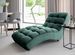Chaise longue RIKAL en velours capitonné - Photo n°1