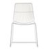 Chaise métal blanc Rohan H 83 cm - Photo n°3