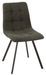 Chaise métal et textile gris foncé Babette L 54 cm - Photo n°1