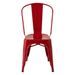 Chaise métal rouge Bothar - Photo n°2