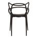 Chaise moderne avec accoudoirs polypropylène noir Beliano - Photo n°3