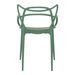 Chaise moderne avec accoudoirs polypropylène vert sapin Beliano - Photo n°3
