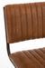 Chaise moderne cuir et métal marron Lignac - Photo n°7