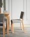 Chaise moderne en bois naturel de hêtre et tissu 34 coloris au choix Kloba - Photo n°2