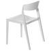 Chaise moderne polypropylène blanc Adel - Photo n°2